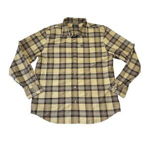 Kimes Ranch Mens Plaid Long Sleeve Western Button Up Shirt Size XXL Coolmax